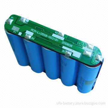 LiFePO4 Rechargeable Batteries, 26650 16V Voltage, 2,500mAh Capacity for Cleaning Machine